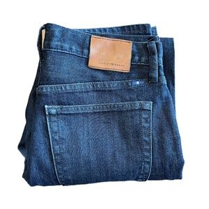 Lucky Brand 121 Heritage Slim Straight Jeans, Candiani, Dark Wash, 31W/30L